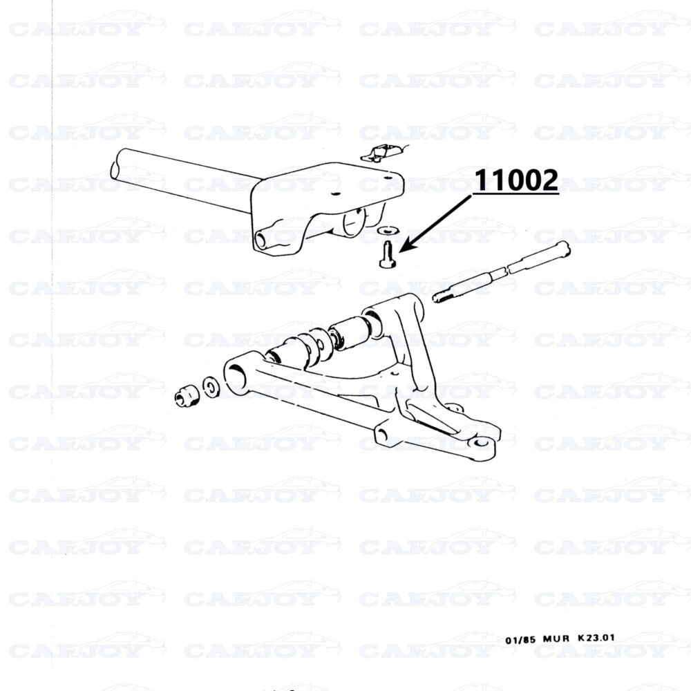 Murena Front Axle Bolt