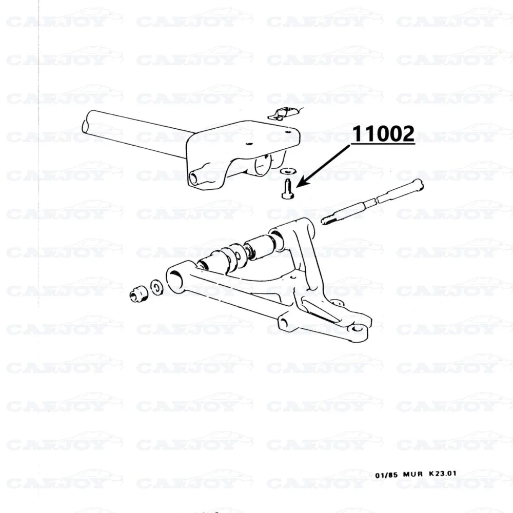 Murena Front Axle Bolt