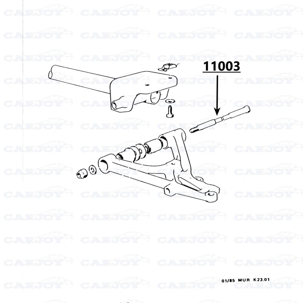 Murena Front Axle Long Bolt