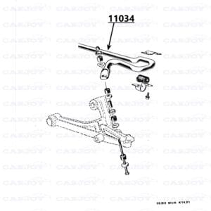 11034 - Murena Front Sway Bar 2.2 - Restored