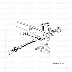 11065 - Murena / Bagheera Torsion Bar Rubber Boot