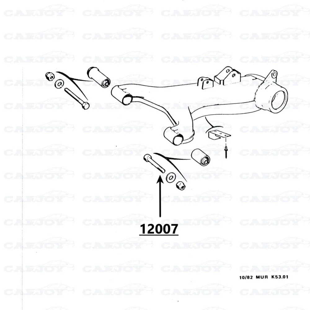 12007 - Murena Rear Control Arm Inner Bolt