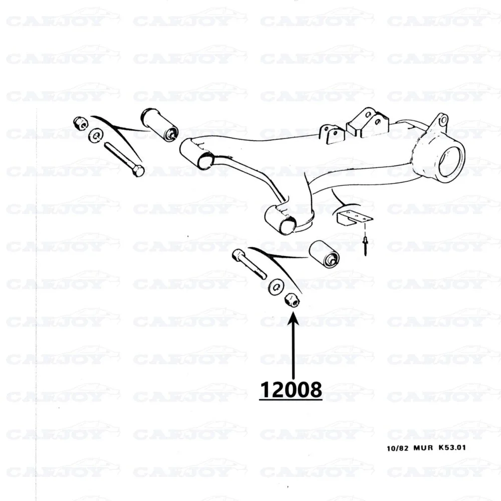 12008 - Murena Control Arm Bolt Nut