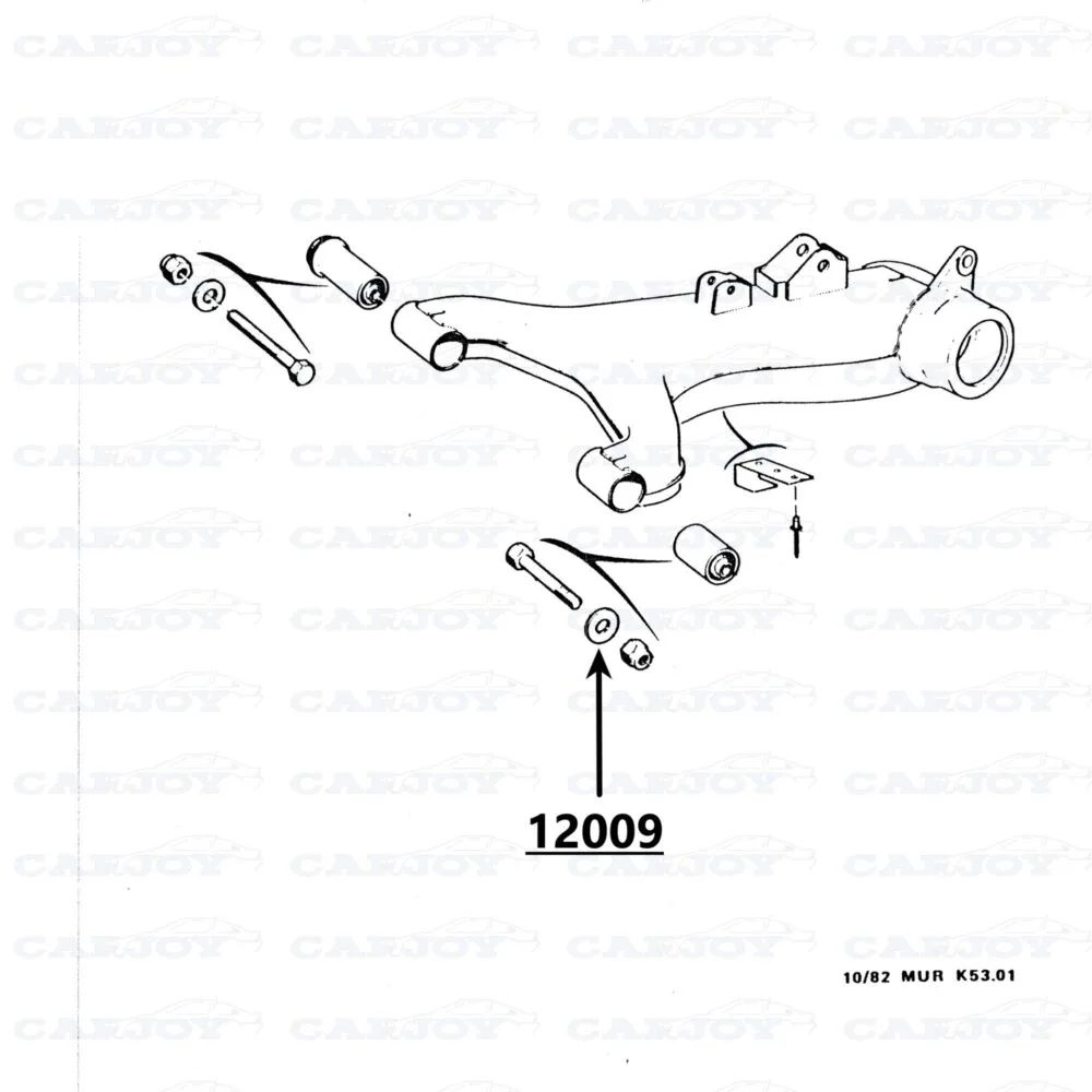 12009 - Murena Control Arm Bolt Nut Washer