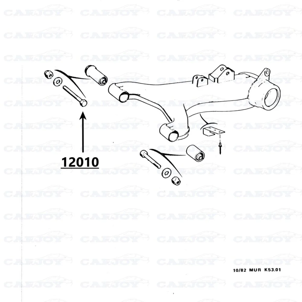 12010 - Murena Rear Control Arm Outer Bolt