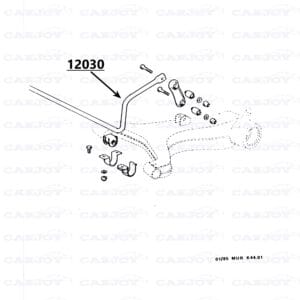 Murena 2.2 Rear Anti Roll Bar