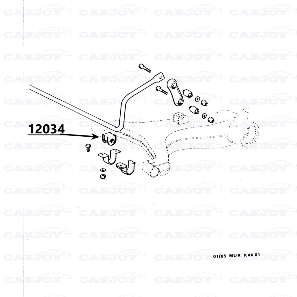 Murena 2.2 Stabilizer Bar Rubber Bushing