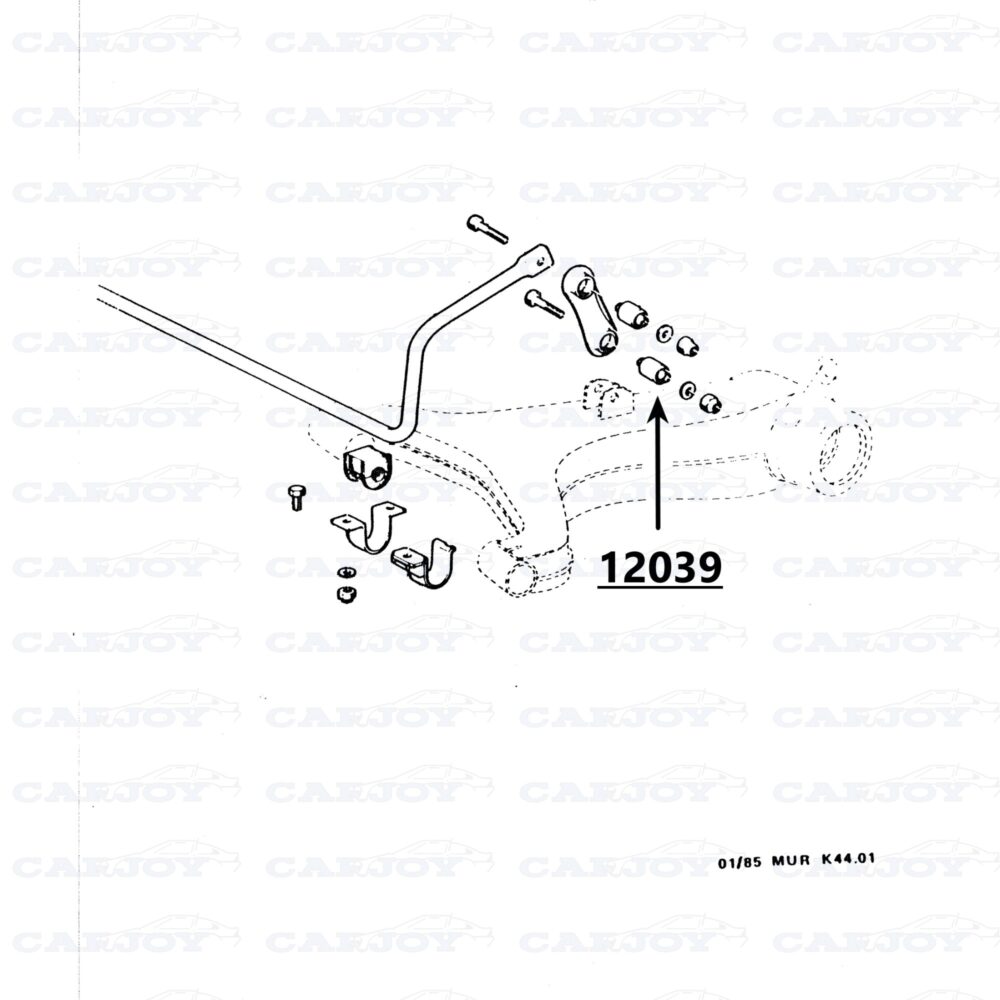 Murena / Bagheera Stabilizer Bar To Control Arm Connection Bushing