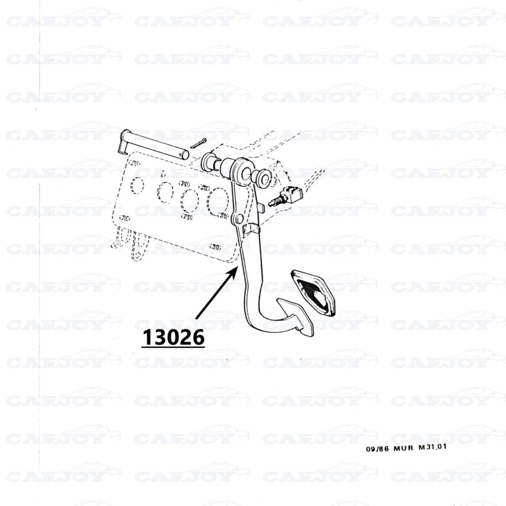 Murena / Bagheera Brake Pedal