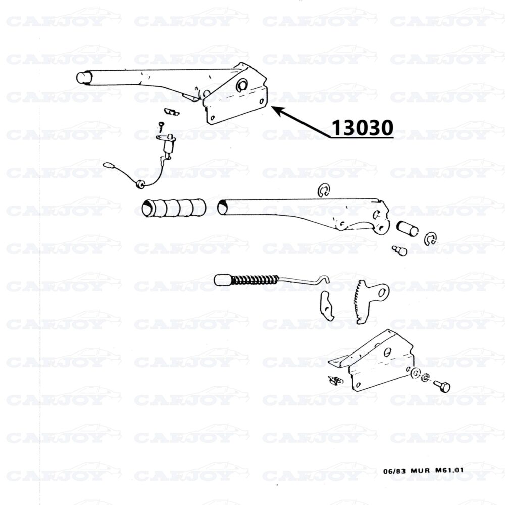 Murena Handbrake Lever