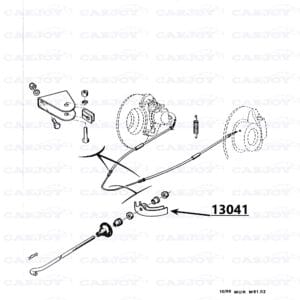 Murena / Bagheera Hand Brake Cable Bracket