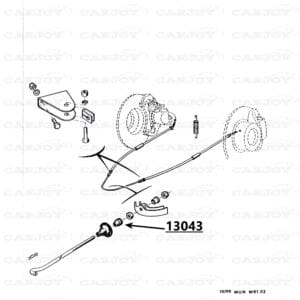 13043 - Murena / Bagheera Hand Brake Sleeve