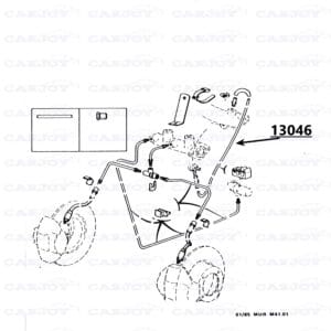13046 - Murena Brake Vacuum Line