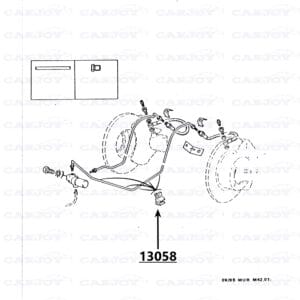 Murena / Bagheera Brake Line Clip