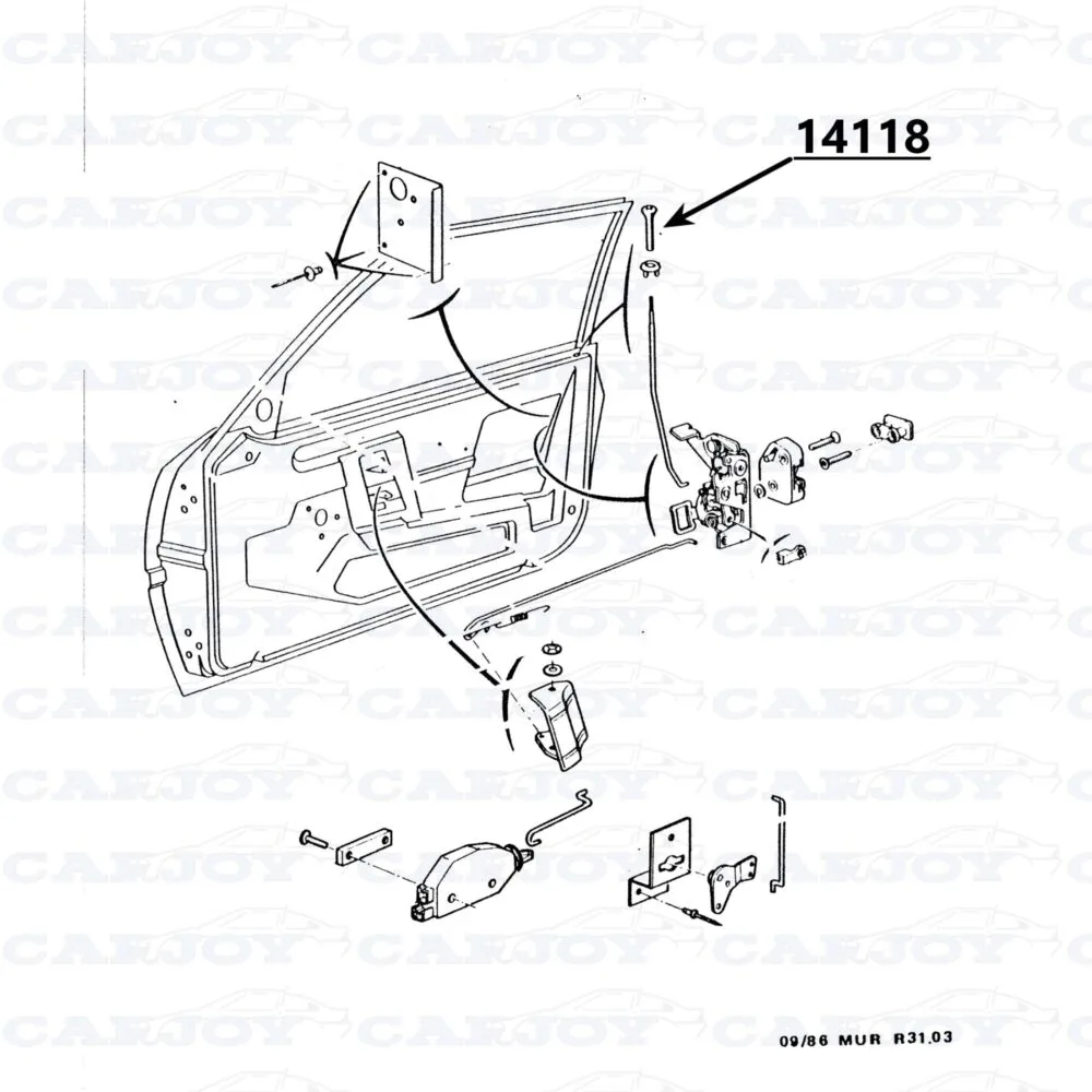 14118 14118 - Murena Door Lock Screw