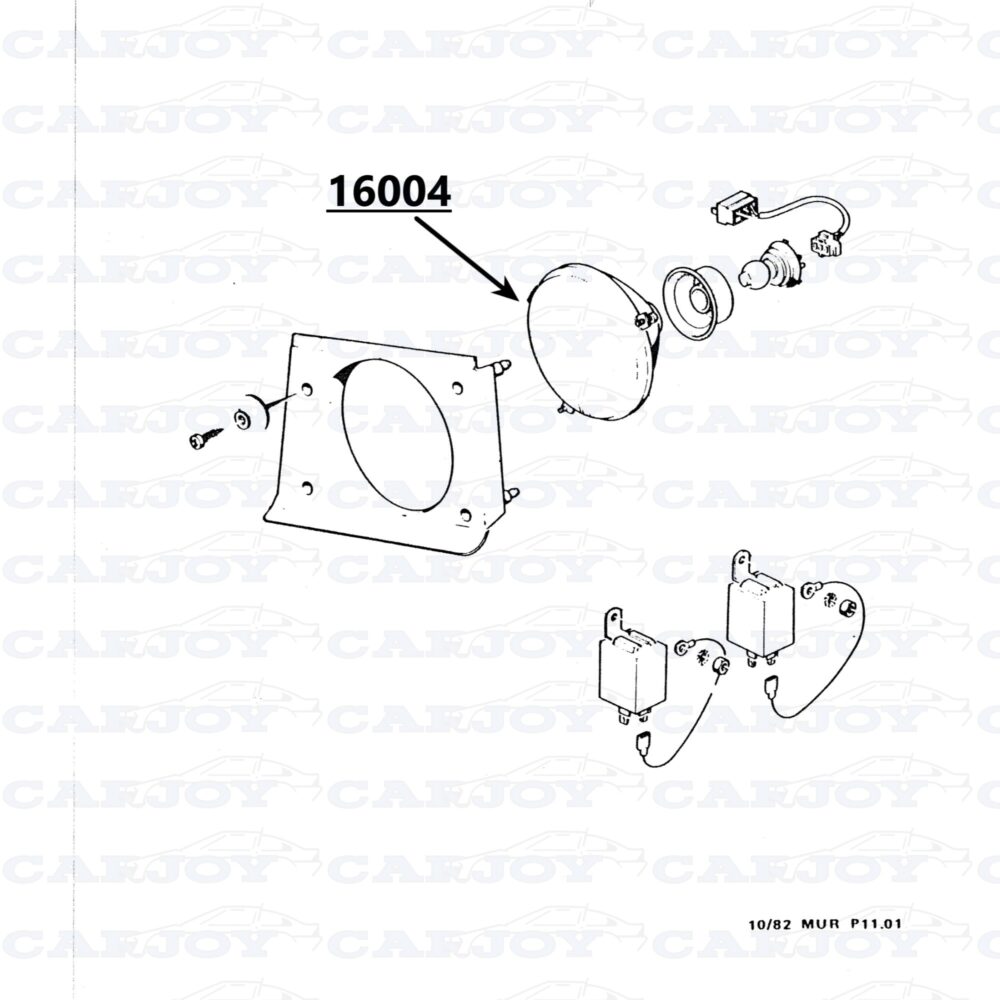 Matra Murena Headlight