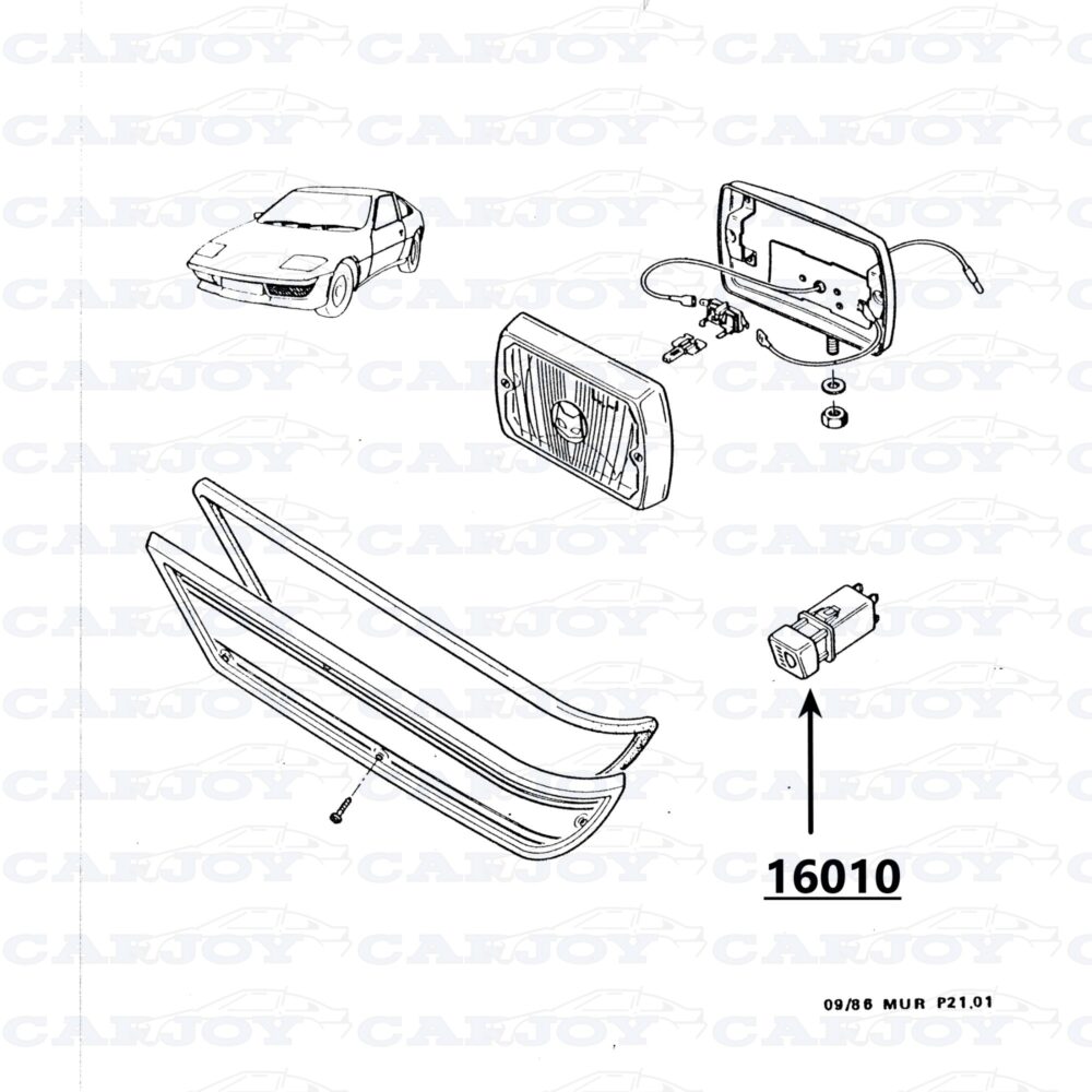 Murena Fog Light Switch 1.6