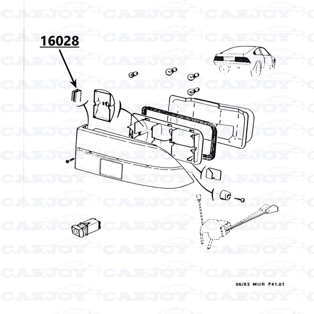 Murena Taillight Lens Rubber Seal