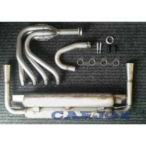 05512 - Murena 2.2 - 2.2 S - Devil Sport Twin Exhaust Set With Trumpet Tips - Stainless Steel