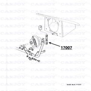 17007 - Matra Murena Headlight Mechanism Connecting Rod