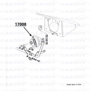 17008 - Matra Murena Headlight Mechanism Spring