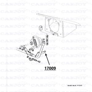 17009 - Matra Murena Headlight Mechanism Connecting Rod - Restored