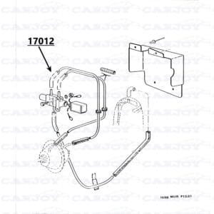 17012 - Matra Murena / Bagheera Vacuum Hose