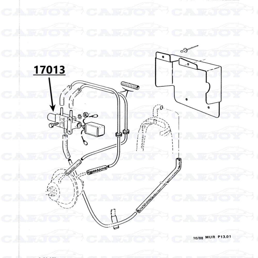 17013 - Matra Murena / Bagheera Headlight Valve