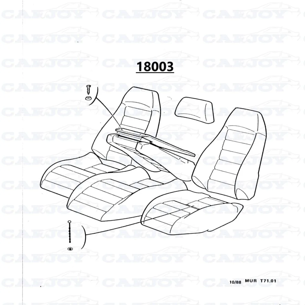 18003 18003 - Murena 2.2 Original Beige Interior Set - PRICE ON REQUEST