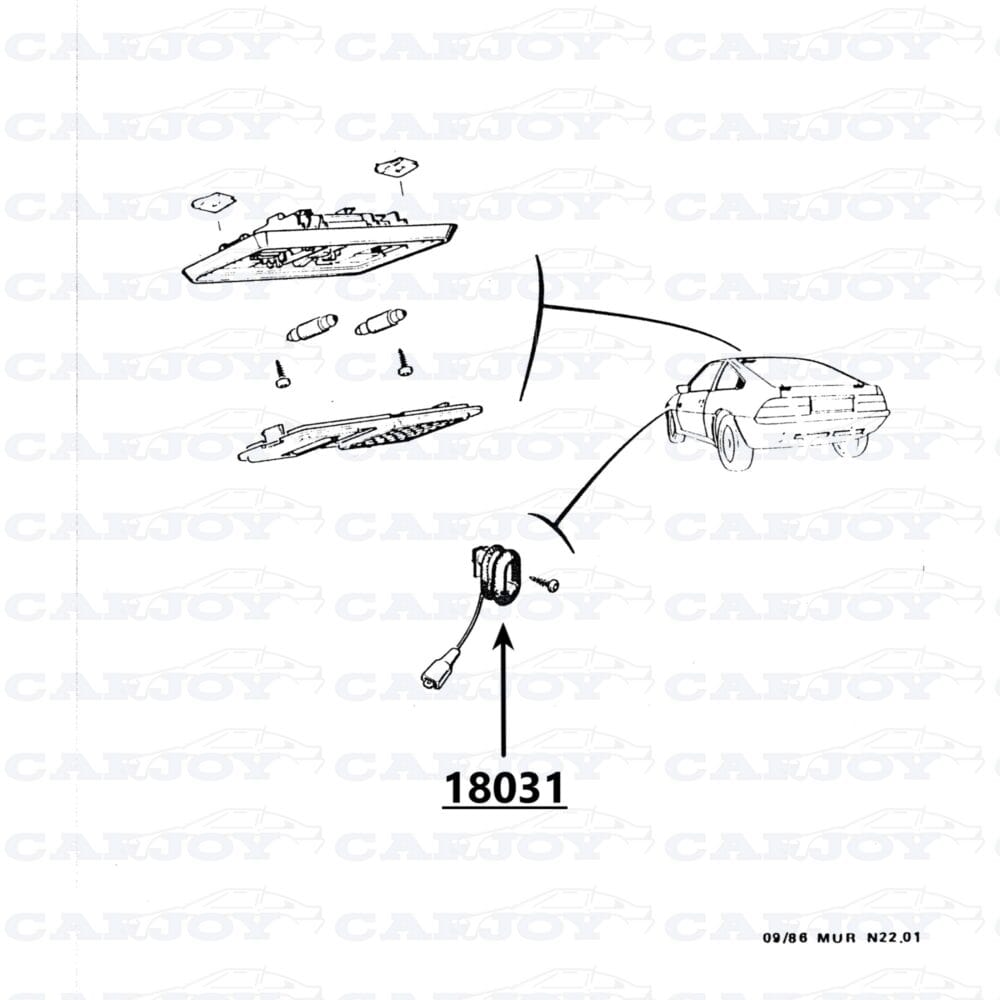 18031 - Matra Murena Door Contact Switch