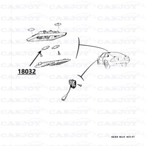 18032 - Matra Murena Interior Light Festoon Bulb
