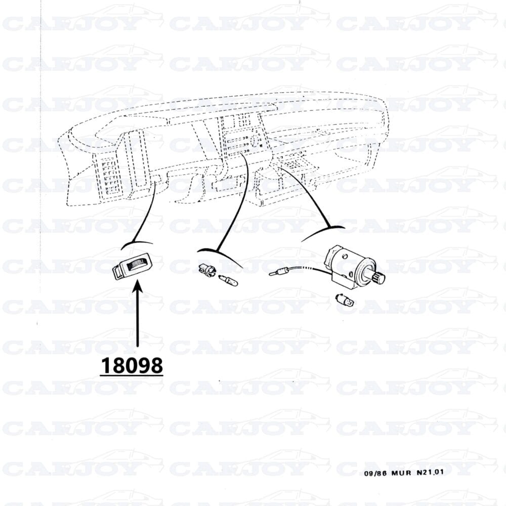 18098 - Matra Murena Interior Lighting Dimmer