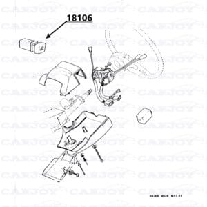 18106 - Matra Murena 1.6 Hazard Warning Switch - Restored