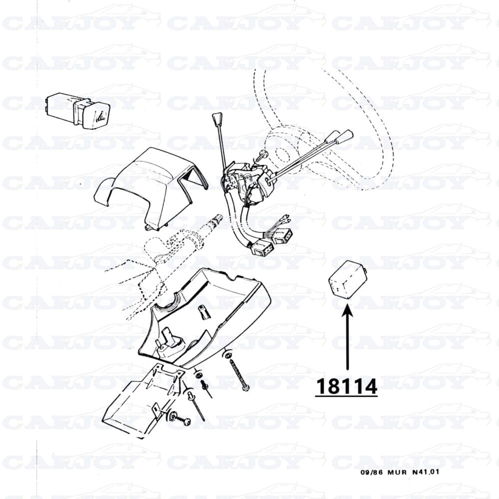 18114 - Relay Fuse Box Murena 1.6 - 2.2