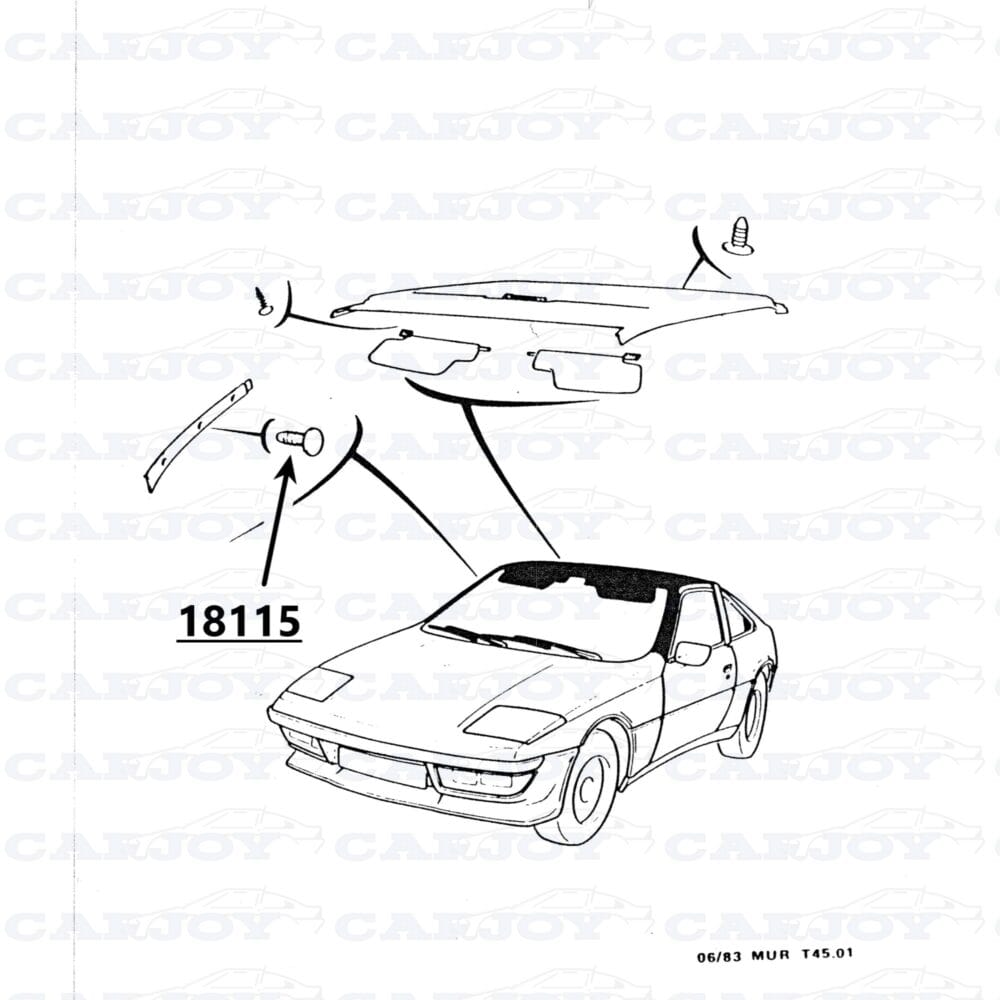 18115 - Matra Murena Clips - Restored
