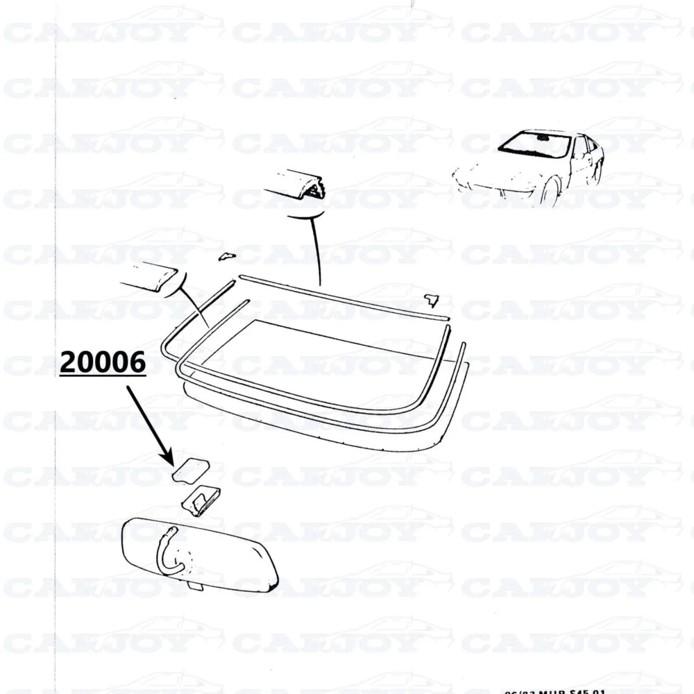 20006 - Matra Murena Indoor Mirror Holder