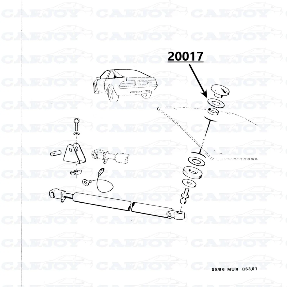 20017 - Matra Murena Seal For Cap 20016