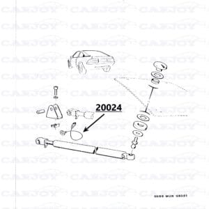 20024 - Matra Murena Cable Connection For Heated Rear Window