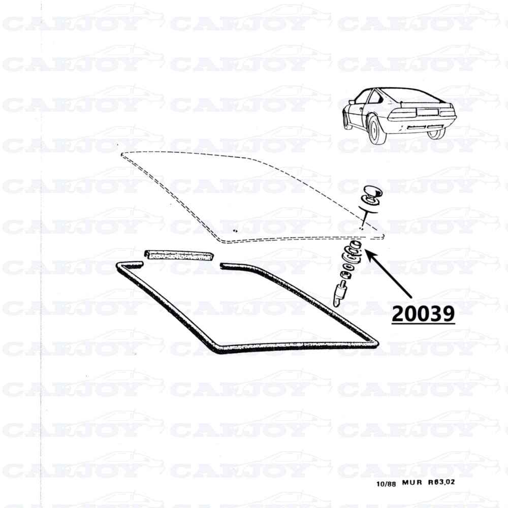 20039 - Matra Murena / Bagheera Sleeve For Pin