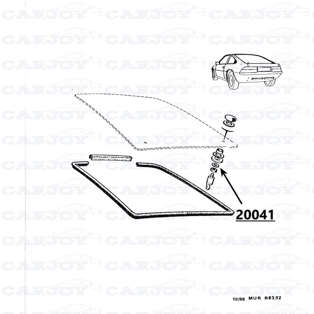 20041 - Matra Murena Washer For Pin