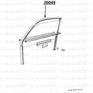 20049 - Murena Door Top Seal Left