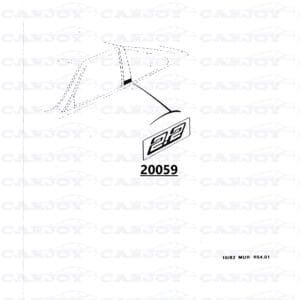 20059 - Side Panel Sticker Red Murena 2.2