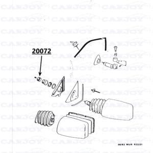20072 - Matra Murena Mirror Adjustment Knob