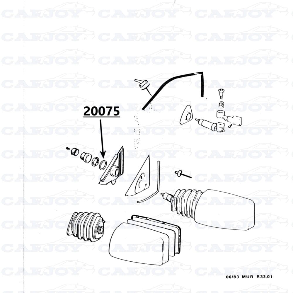 20075 - Matra Murena Outer Mirror Washer
