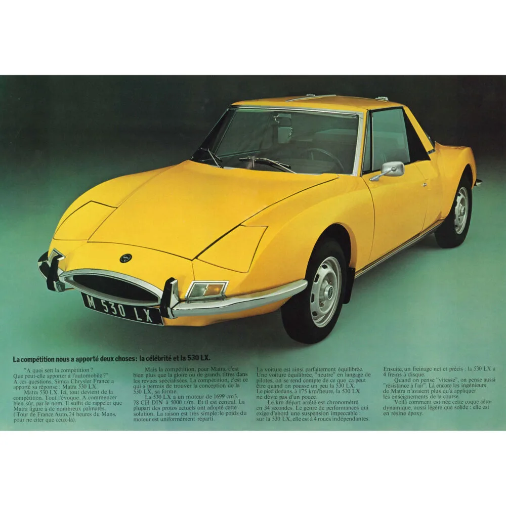 01001 - Novi motor Matra Murena 1.6
